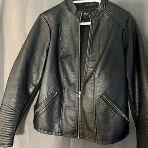 Torrid Black Faux Leather Moto Jacket | Size 1